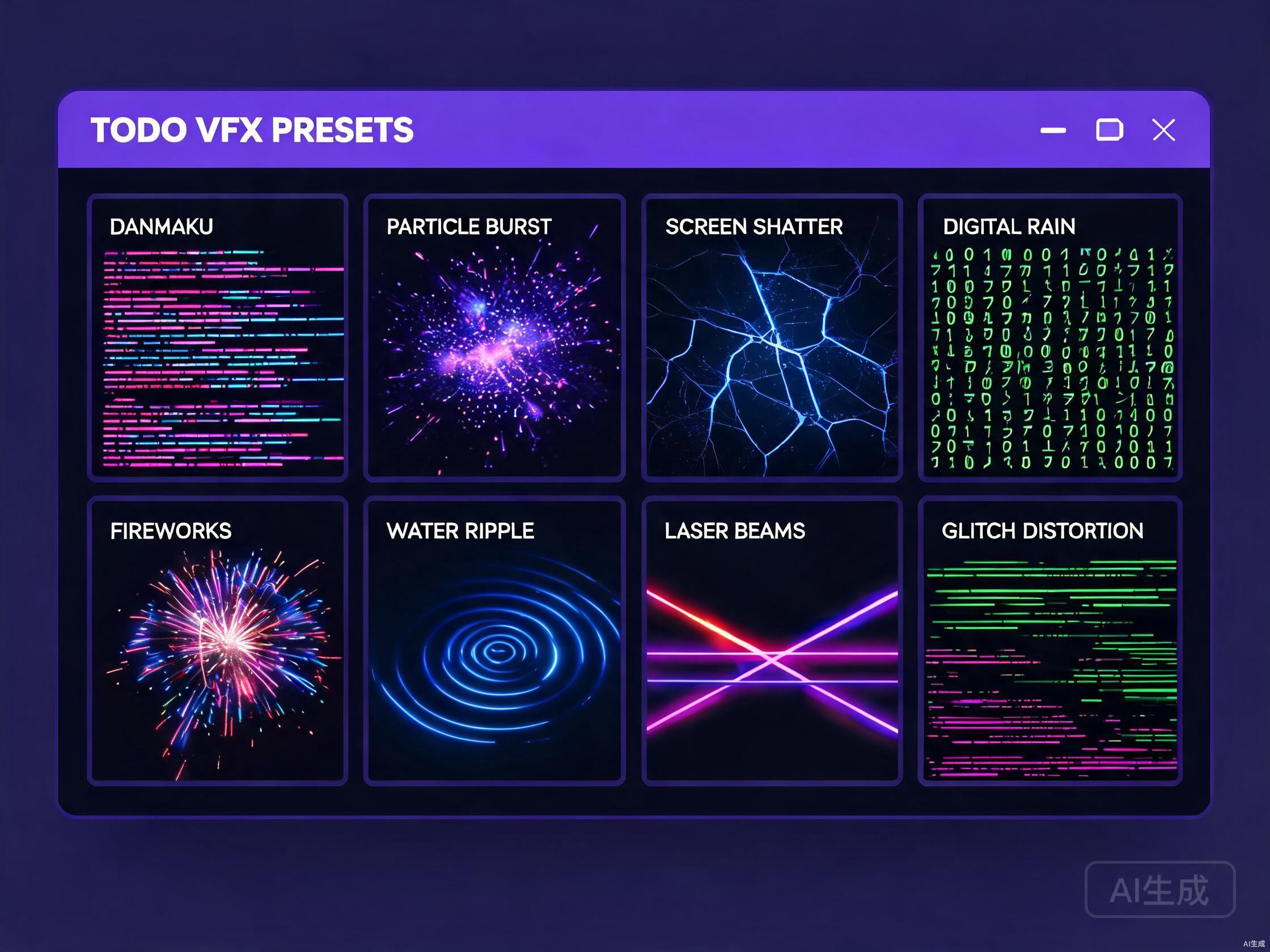 The 8 visual effects of VFX Todo